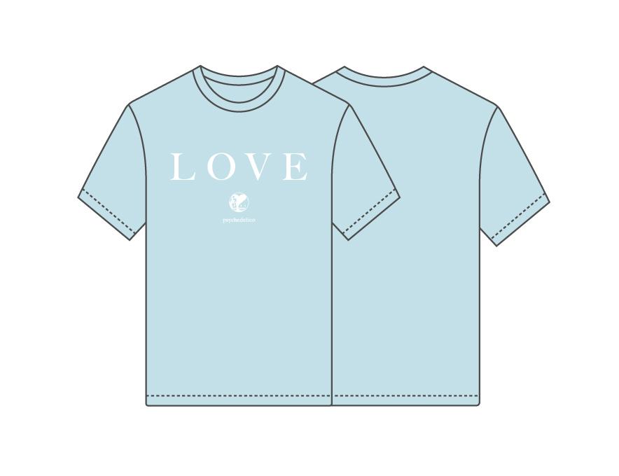 LOVE PSYCHEDELICO Premium Acoustic Live“TWO OF US”Tour 2019　Tシャツ（ライトブルー）  Mサイズ